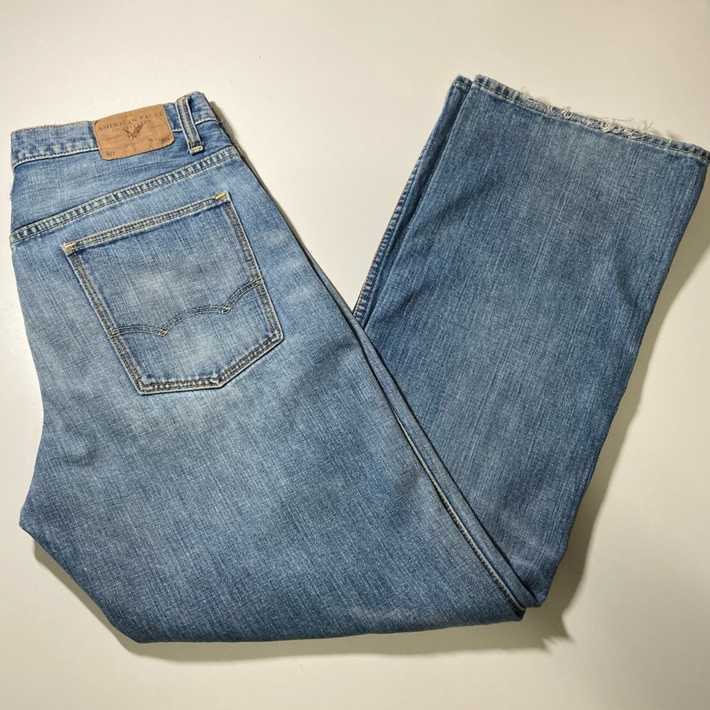 American Eagle Men’s 31x32 Bootcut Jeans AE Distressed Outfitters Vintage Y2K